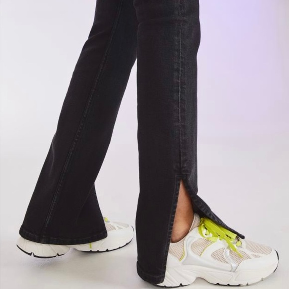 H&M High Rise Skinny Jeans with Slit at Hem Size 14 - Picture 2 of 9